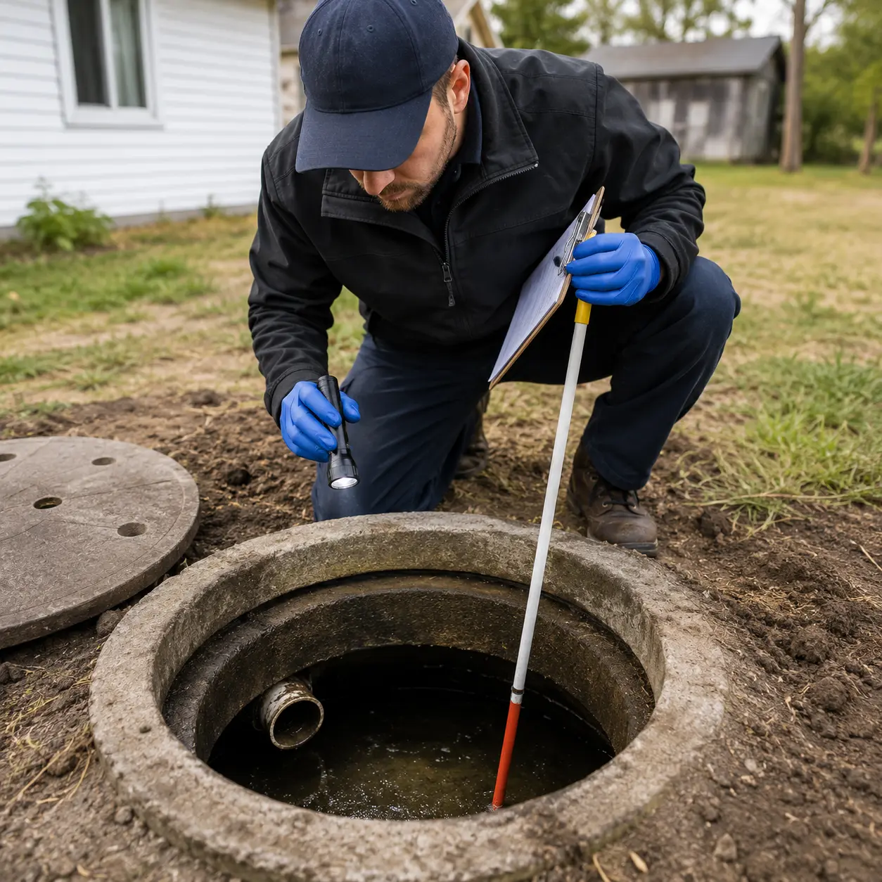 Septic inspection for cottages around Wasaga Beach